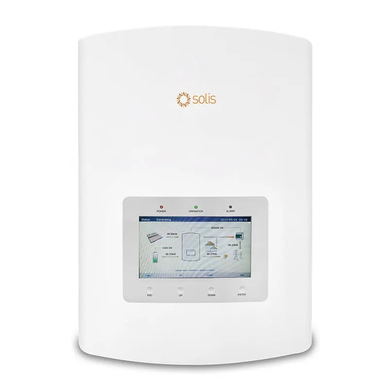 Onduleur Solis hybride à stockage d'énergie 6kW et backup - 2MPPT - S5-EH1P6K-L - Garantie 10 ans