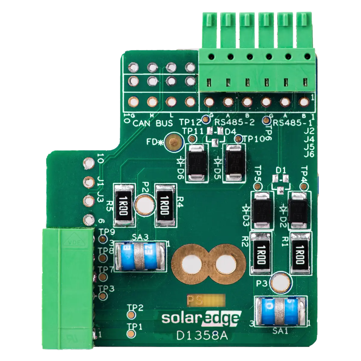 Accessoire Solaredge , RS485 Surge Protection Kit for Three Phase Inverters SE15K-SE40K and SE50K-120K Synergy Manager and Unit (5pcs) - 5 ans de garantie