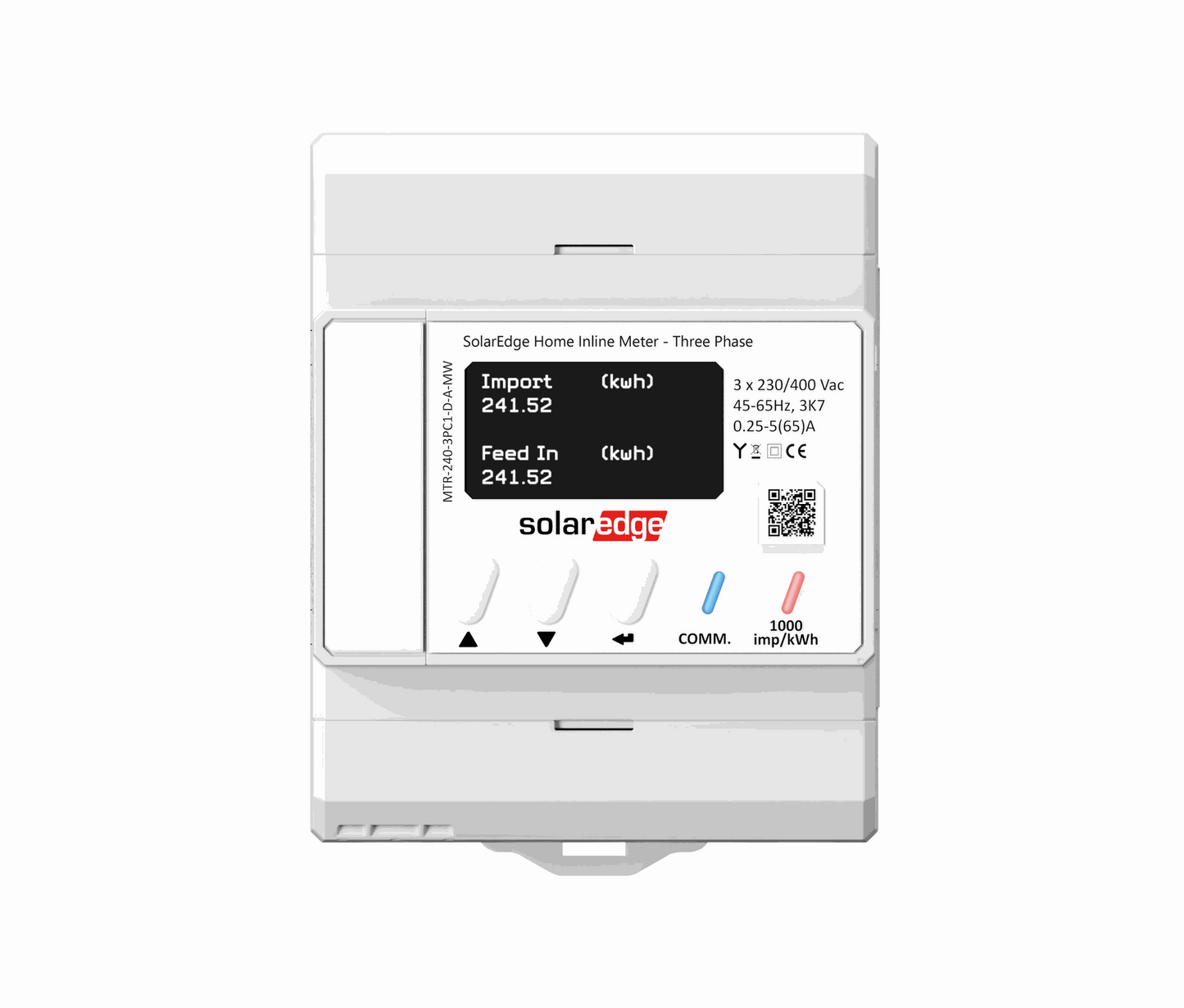 Monitoring Solaredge Home Inline Meter MTR-240-1PC1-DW-MW - 5 ans de garantie