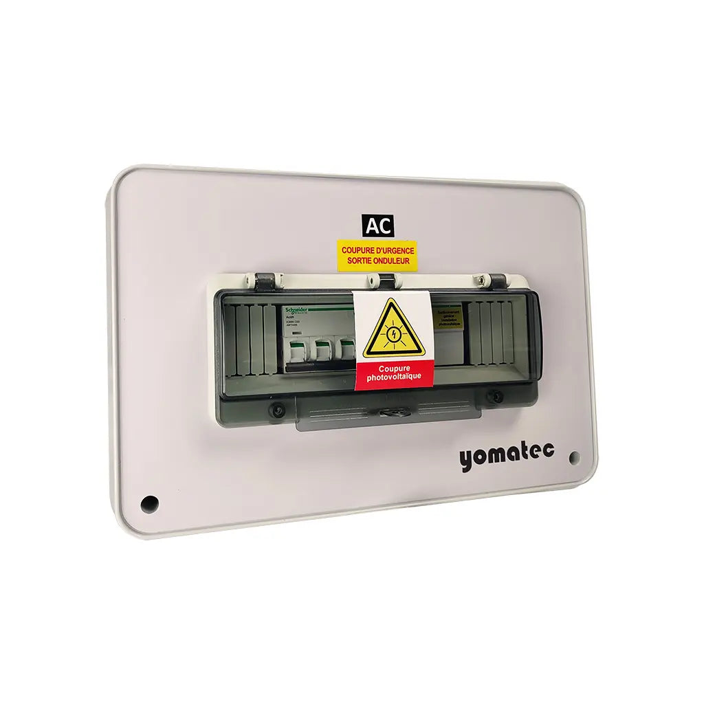Coffret de protection AC pour onduleurs triphasés SolarEdge SE16K/SE17K/SE20K - Huawei SUN2000-15KTL-M2/17KTL-M2/15KTL-M5/17KTL-M5 - Solplanet ASW15K-LT-G2 PRO (Protection Schneider)