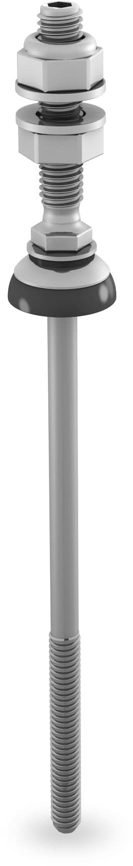 Vis de fixation panneaux solaires M10x50 pour pannes avec rondelle d’étanchéité - K2 - 2003016