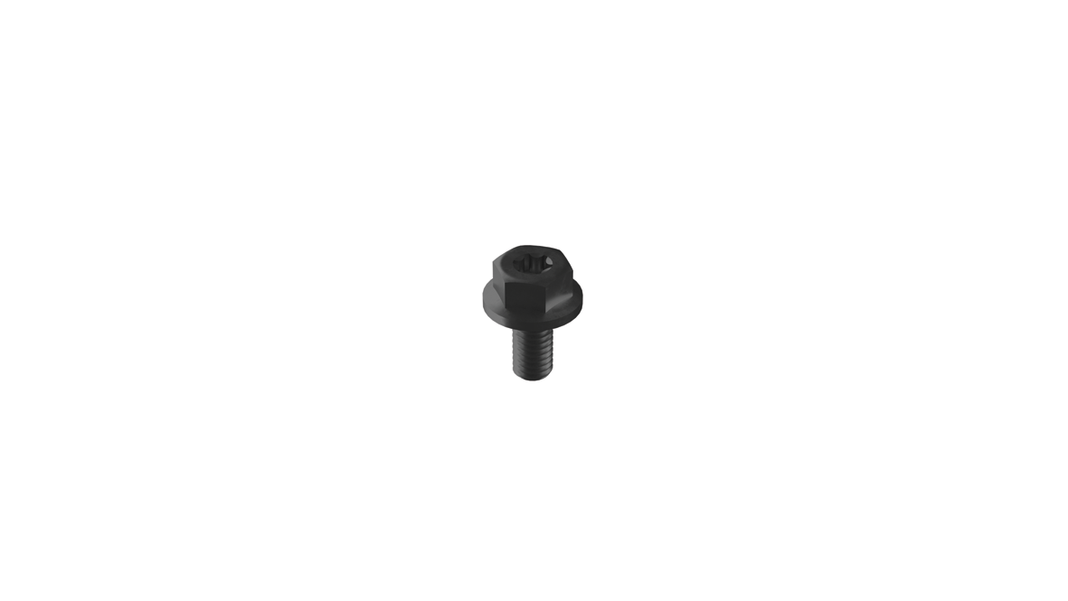 FlatFix Fusion - Vis de fixation M6 x 12mm - Black - Esdec -