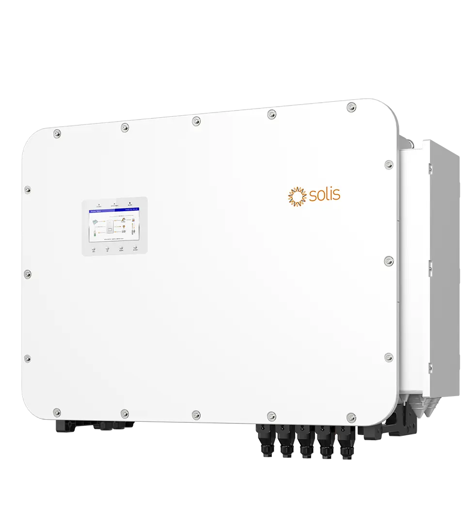 Onduleur Solis S6, 80kW/80kVA, hybride, triphasé, S6-EH3P80K10-NV YD-H, 10 MPPT,  DC SW, Dual HV Battery Port, Backup Port, Smart Port,  AFCI, Display 7", AFCI, compteur & S2-WL-ST in box - 5 ans de garantie