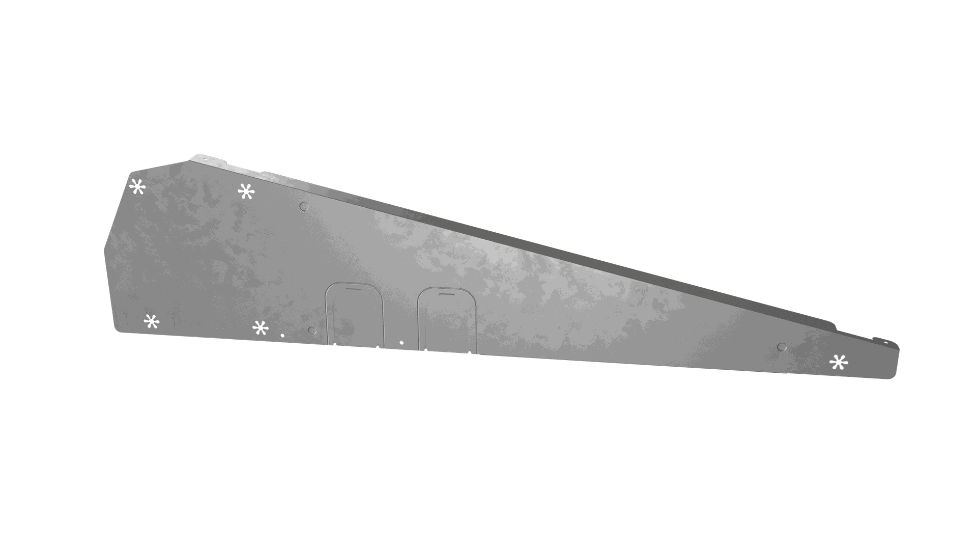 Déflecteur de vent gauche FlatFix Fusion (Profilé de base  1030mm - 11077mm) - Esdec -