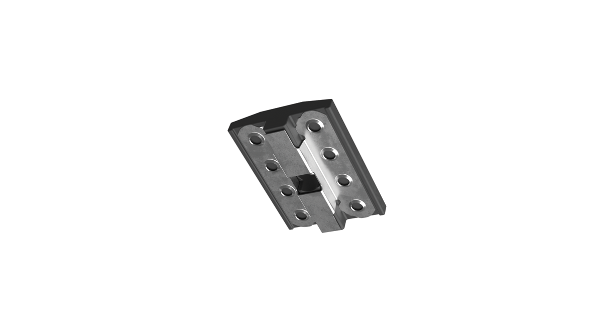 FlatFix Fusion - Etrier universel avec liaison équipotentielle - Black - Esdec -