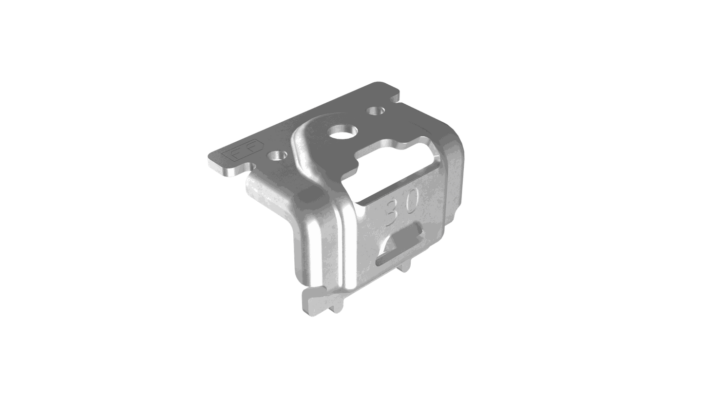 FlatFix Fusion - Etrier Final Gris 30mm - Esdec -