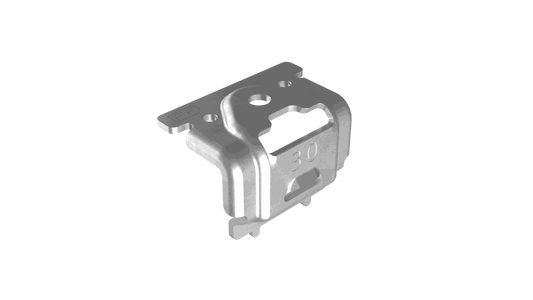 FlatFix Fusion - Etrier Final Gris 30mm - Esdec -