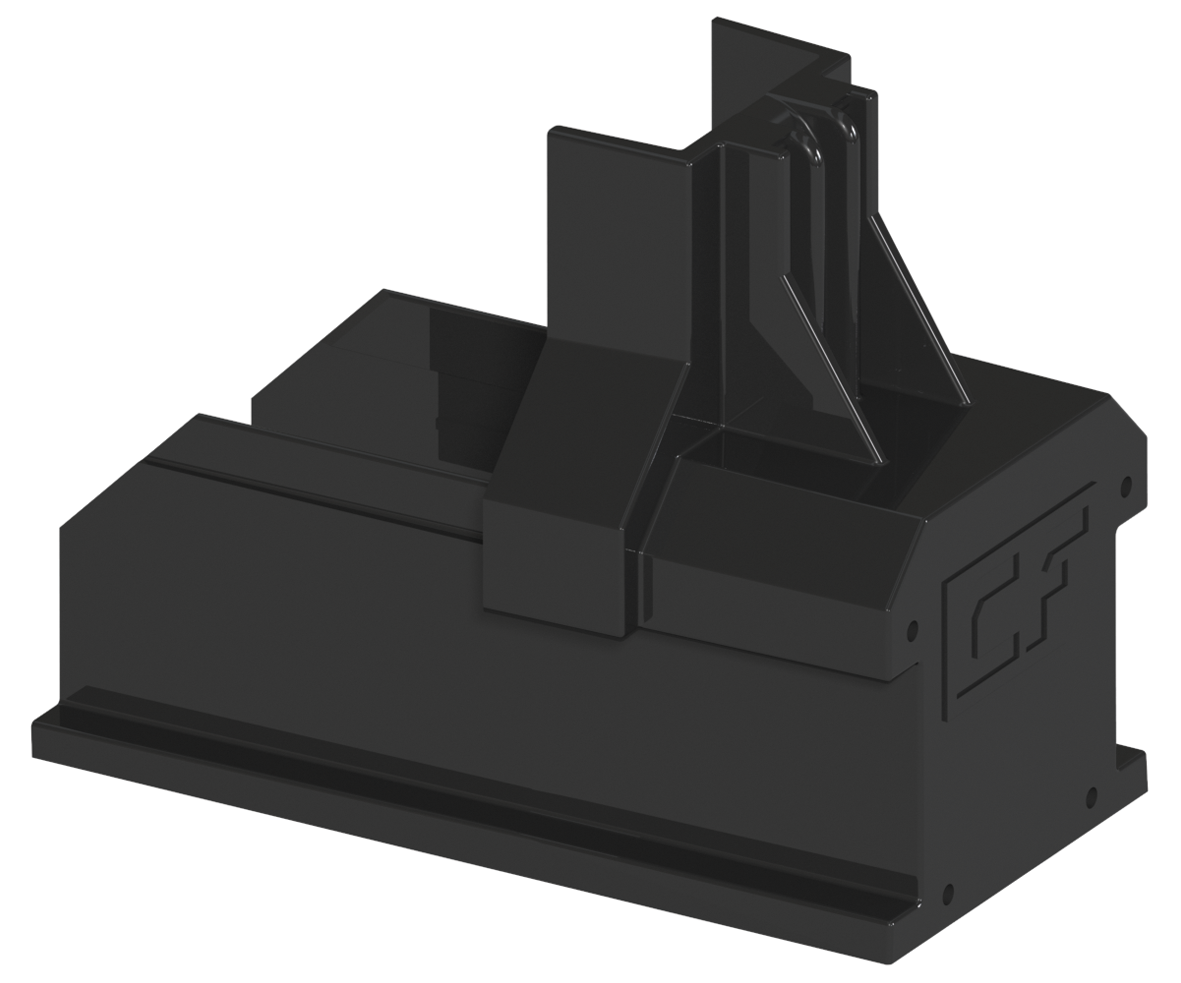 ClickFit EVO - Terminaison de rail noir - Esdec -