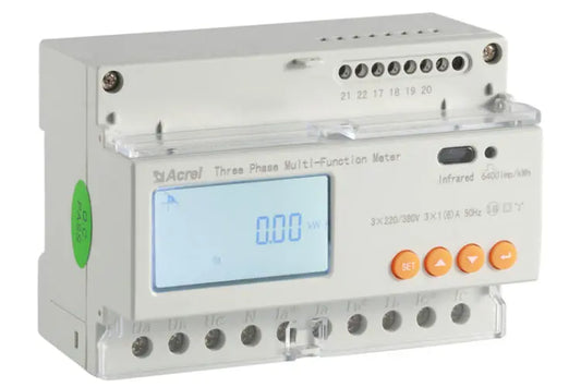 Compteur 3PH 220/380V Elect. Meter 3x1(6)A, external CT, 50Hz, DIN-rail pour onduleurs triphasés Solis - Solis-Meter-3P-Ext-CT-3