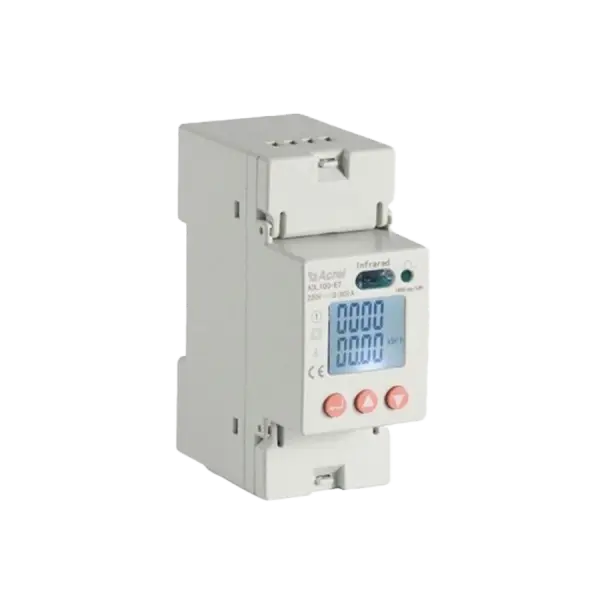 Compteur  traversant 1PH 220V Elect. Meter 10 (60)A avec CT-built-IN, DIN-rail pour onduleurs monophasés Solis - Solis-Meter-1P-60A-D-Inline