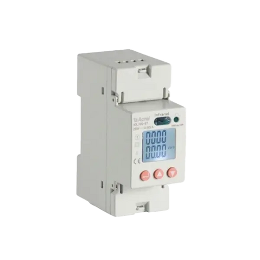 Compteur  traversant 1PH 220V Elect. Meter 10 (60)A avec CT-built-IN, DIN-rail pour onduleurs monophasés Solis - Solis-Meter-1P-60A-D-Inline