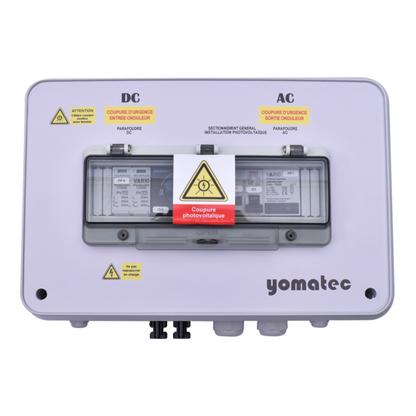 Coffret de protection compact AC/DC pour onduleurs triphasés SolarEdge SE3K/SE4K/SE5K-RWBTEBEN4 chaines courtes - SE5K-RWB Home Hub - T10A300-1-Y Thumbnail-1