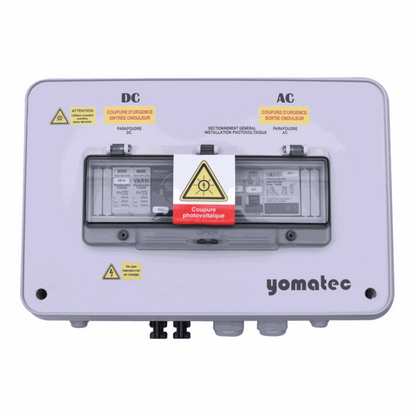 Coffret de protection compact AC/DC avec diff. 300mA type B pour onduleur monophasé SolarEdge SE10000H-RWB Home Hub - M63B300-2-Y Thumbnail-2