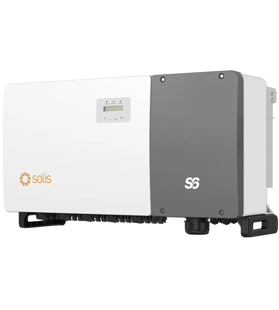 Onduleur Solis S6, 100kW/110kVA, triphasé, 10 MPPT, DC SW - 5 ans de garantie