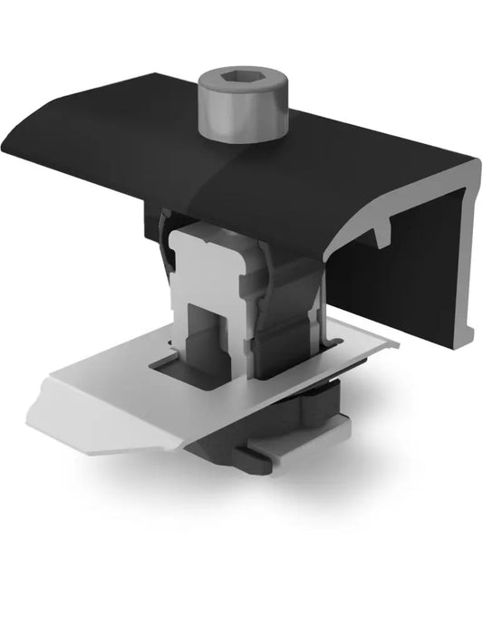K2 OneEnd Universal Final Bracket 25-40 mm Black - Single/Solid/Multi Rail (PU=20/120/2880)