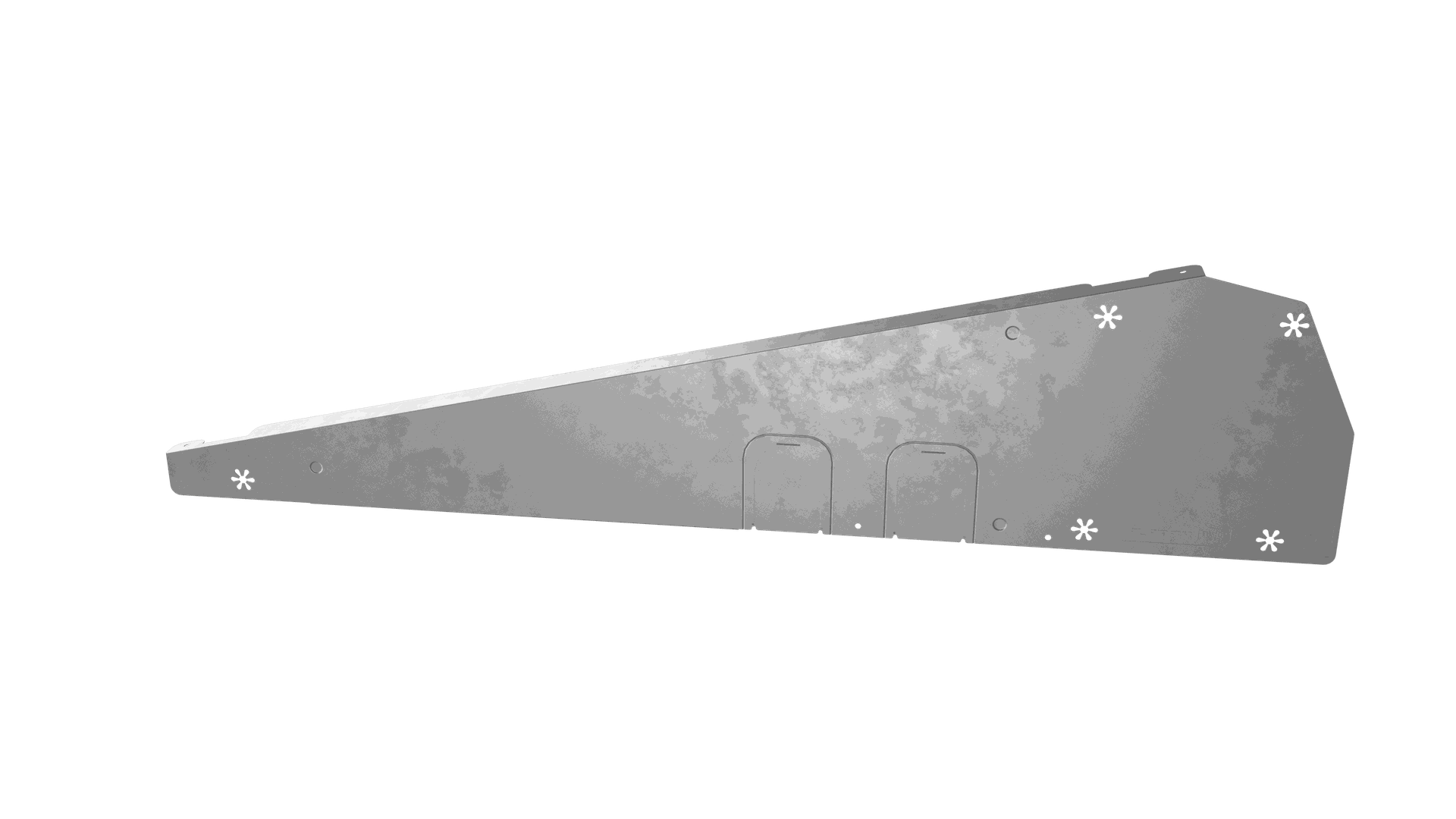 Déflecteur de vent droit FlatFix Fusion (Profilé de base  1030mm - 11077mm) - Esdec -