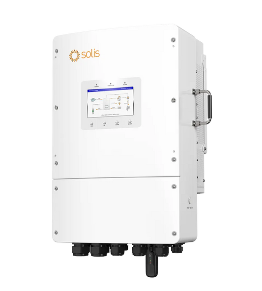 Onduleur Solis S6, 8kW/8kVA, hybride, triphasé, S6-EH3P8K02-NV-YD-L, 2 MPPT, DC SW, pour batteries LV, Display 7", compteur & S2-WL-ST dans la boite - 5 ans de garantie