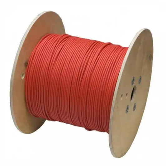 Cable rouge - diamètre 6 mm² - Bobine de 500m
